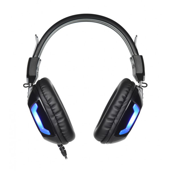 SADES Gaming Headset Element SA-702-BL, blue LED, 3.5mm, 40mm ακουστικά