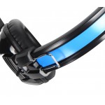 SADES Gaming Headset Element SA-702-BL, blue LED, 3.5mm, 40mm ακουστικά