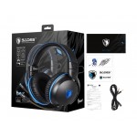 SADES Gaming Headset Fpower SA-717-BL, multiplatform, 3.5mm