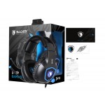 SADES Gaming Headset Dazzle SA-905-BL, 7.1CH, USB, 50mm ακουστικά