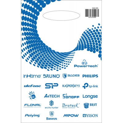 Σακούλα εμπορευμάτων τύπου χούφτας SAK-005 21 x 30, νάυλον, 40τμχ Σακούλα εμπορευμάτων τύπου χούφτας SAK-005 21 x 30, νάυλον, 40τμχ