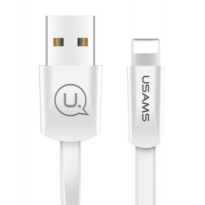 USAMS Καλώδιο USB σε Lightning US-SJ199, 1.2m, λευκό USAMS Καλώδιο USB σε Lightning US-SJ199, 1.2m, λευκό
