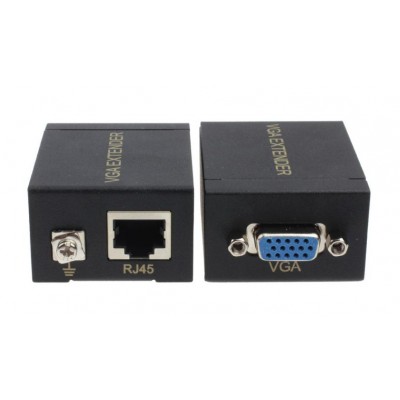 POWERTECH VGA Signal Extender, Digital to Analog L/R Audio, έως 60m POWERTECH VGA Signal Extender, Digital to Analog L/R Audio, έως 60m
