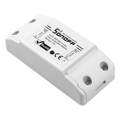 SONOFF Smart Διακόπτης BASICR2, Wifi, 10A, λευκός SONOFF Smart Διακόπτης BASICR2, Wifi, 10A, λευκός