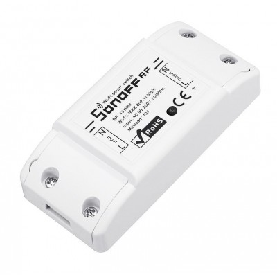 SONOFF Smart Διακόπτης RF2 433MHz, WiFi 2.4GHz, λευκό SONOFF Smart Διακόπτης RF2 433MHz, WiFi 2.4GHz, λευκό
