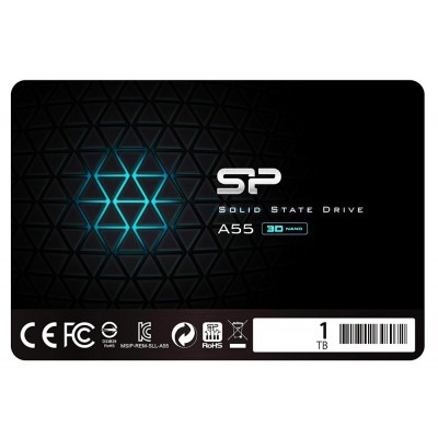 SILICON POWER SSD A55 1TBB, 2.5", SATA III, 560-530MB/s 7mm, TLC SILICON POWER SSD A55 1TBB, 2.5", SATA III, 560-530MB/s 7mm, TLC