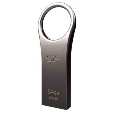 SILICON POWER USB Flash Drive Jewel 80, 64GB, USB 3.0, Titanium SILICON POWER USB Flash Drive Jewel 80, 64GB, USB 3.0, Titanium