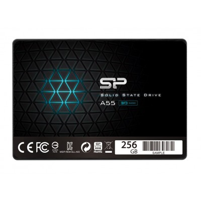 SILICON POWER SSD A55 256GB, 2.5", SATA III, 560-530MB/s 7mm, TLC SILICON POWER SSD A55 256GB, 2.5", SATA III, 560-530MB/s 7mm, TLC