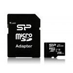 SILICON POWER Κάρτα Μνήμης Elite microSDXC UHS-1, 256GB, Class 10