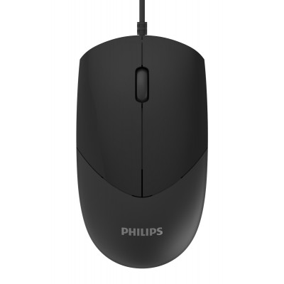 PHILIPS ενσύρματο ποντίκι SPK7244, 1000DPI, USB, 3 πλήκτρα, μαύρο PHILIPS ενσύρματο ποντίκι SPK7244, 1000DPI, USB, 3 πλήκτρα, μαύρο