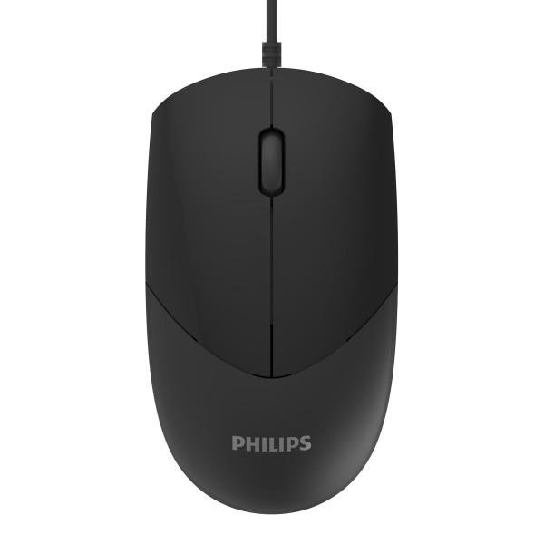 PHILIPS ενσύρματο ποντίκι SPK7244, 1000DPI, USB, 3 πλήκτρα, μαύρο PHILIPS ενσύρματο ποντίκι SPK7244, 1000DPI, USB, 3 πλήκτρα, μαύρο