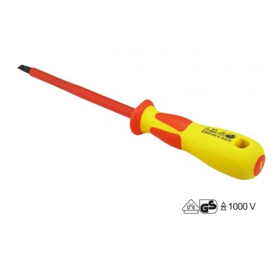 SPROTEK Κατσαβίδι Ίσιο, 1.0 x 5.5 x 125mm, με μόνωση έως 1000V SPROTEK Κατσαβίδι Ίσιο, 1.0 x 5.5 x 125mm, με μόνωση έως 1000V