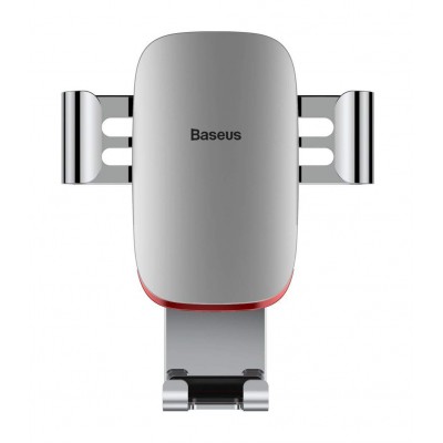 BASEUS βάση αεραγωγού αυτοκινήτου Gravity Car Mount SUYL-J0S, ασημί BASEUS βάση αεραγωγού αυτοκινήτου Gravity Car Mount SUYL-J0S, ασημί