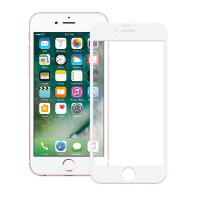 POWERTECH Tempered Glass 5D Full Glue για iPhone 7, White POWERTECH Tempered Glass 5D Full Glue για iPhone 7, White