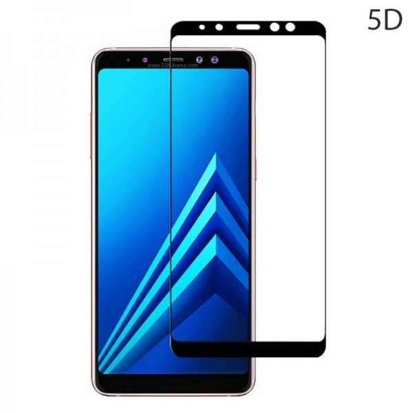 POWERTECH Tempered Glass 5D Full Glue για Samsung A8 Plus 2018, Black POWERTECH Tempered Glass 5D Full Glue για Samsung A8 Plus 2018, Black