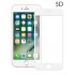 POWERTECH Tempered Glass 5D Full Glue για iPhone 8 Plus, λευκό