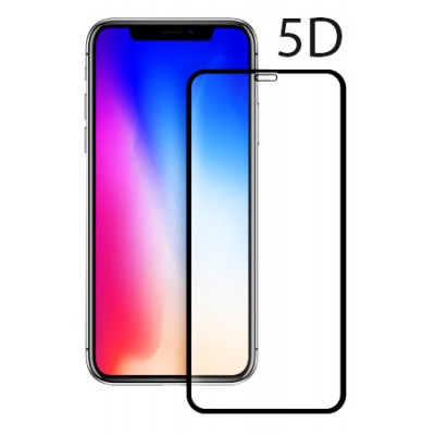 POWERTECH Tempered Glass 5D Full Glue για iPhone XS, Black POWERTECH Tempered Glass 5D Full Glue για iPhone XS, Black