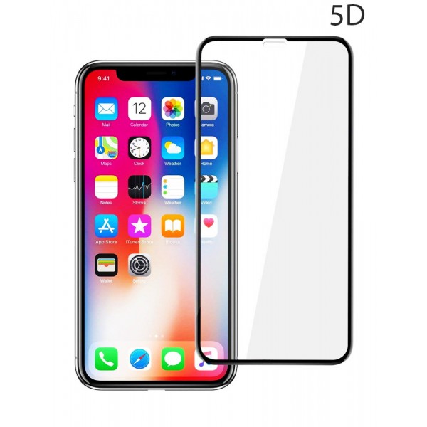 POWERTECH Tempered Glass 5D Full Glue για iPhone XS Max, Black POWERTECH Tempered Glass 5D Full Glue για iPhone XS Max, Black