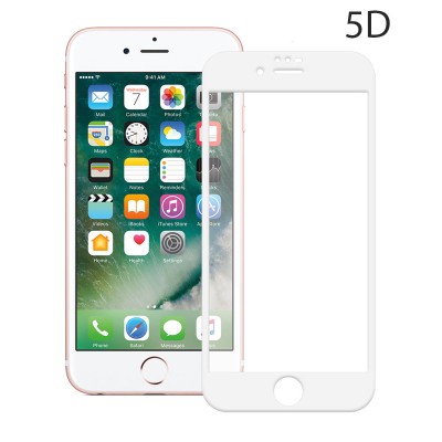 POWERTECH Tempered Glass 5D Full Glue για iPhone 6, White POWERTECH Tempered Glass 5D Full Glue για iPhone 6, White