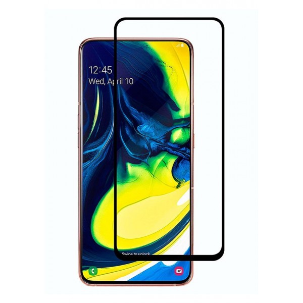 POWERTECH Tempered Glass 5D Full Glue, Samsung A71/A80/A90(S), μαύρο POWERTECH Tempered Glass 5D Full Glue, Samsung A71/A80/A90(S), μαύρο