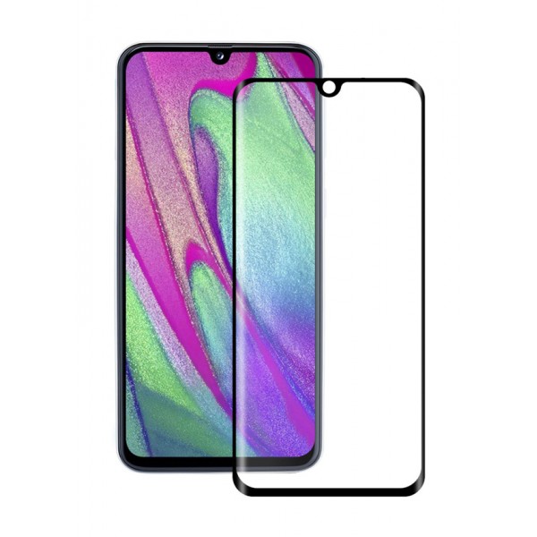 POWERTECH Tempered Glass 5D Full Glue, Samsung A40 SM-A405F/DS, μαύρο POWERTECH Tempered Glass 5D Full Glue, Samsung A40 SM-A405F/DS, μαύρο