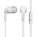 TITANUM earphones TH109W, stereo, 3.5mm, 108dB, 1.2m, λευκά
