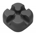 POWERTECH οργανωτής καλωδίων σιλικόνης TIES-028, 2 καλωδίων, μαύρο, 5τμχ POWERTECH οργανωτής καλωδίων σιλικόνης TIES-028, 2 καλωδίων, μαύρο, 5τμχ