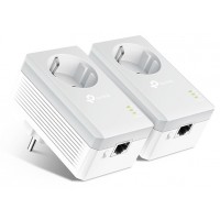 TP-LINK AV600 Passthrough Powerline Starter Kit TL-PA4010P, Ver. 4.0