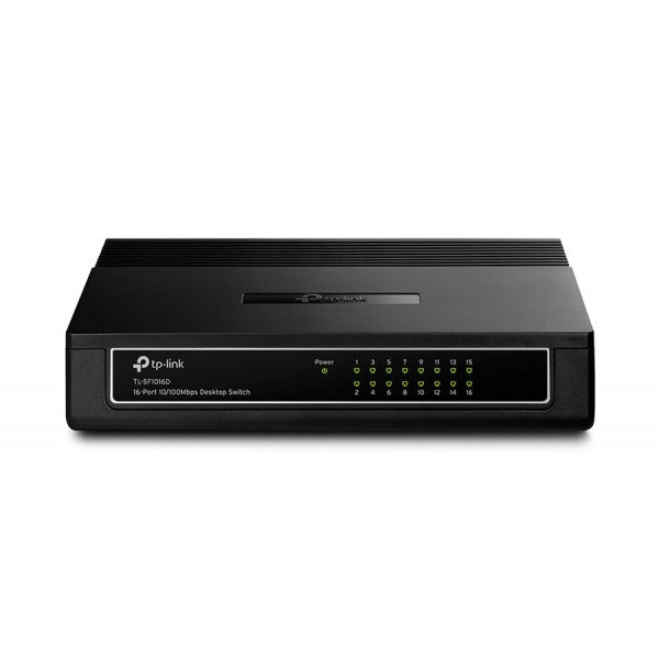 TP-LINK Desktop Switch TL-SF10016D, 10/100Mbps, 16 Θύρες, Ver. 6.0 TP-LINK Desktop Switch TL-SF10016D, 10/100Mbps, 16 Θύρες, Ver. 6.0