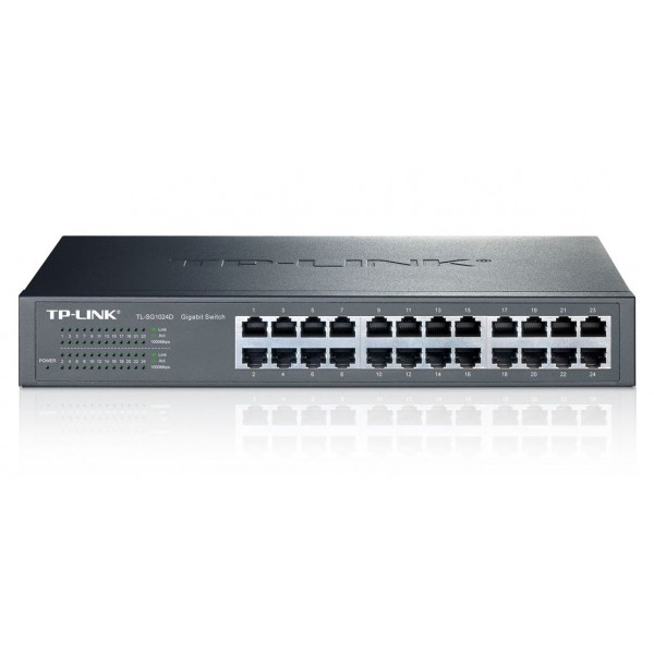TP-LINK Desktop/Rackmount Switch TL-SG1024D 24 Θυρών, Ver. 6.1 TP-LINK Desktop/Rackmount Switch TL-SG1024D 24 Θυρών, Ver. 6.1