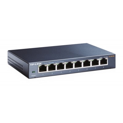 TP-LINK Desktop Switch TL-SG108 8 Θυρών, 10/100/1000Mbps, Ver. 4.0 TP-LINK Desktop Switch TL-SG108 8 Θυρών, 10/100/1000Mbps, Ver. 4.0