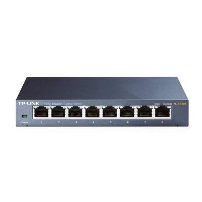 TP-LINK Desktop Switch TL-SG108 8 Θυρών, 10/100/1000Mbps, Ver. 4.0 TP-LINK Desktop Switch TL-SG108 8 Θυρών, 10/100/1000Mbps, Ver. 4.0