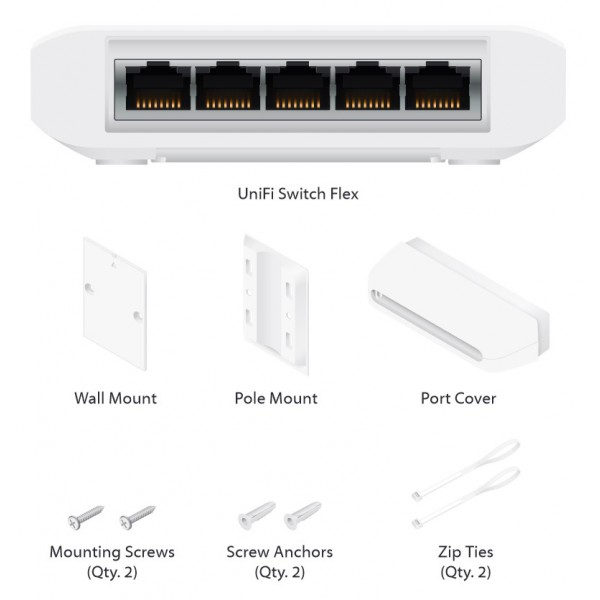 USAMS power bank PB33 5000mAh, slim, 1x output, 2.1A, λευκό