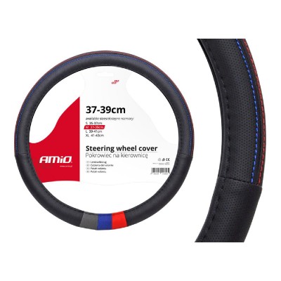 AMIO κάλυμμα τιμονιού αυτοκινήτου 01368, 37-39cm AMIO κάλυμμα τιμονιού αυτοκινήτου 01368, 37-39cm