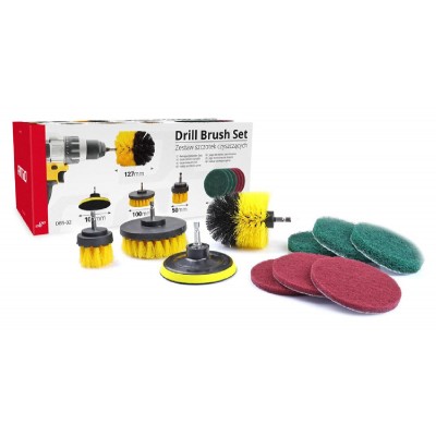 AMIO σετ βούρτσες καθαρισμού για δράπανο 02593, σε διάφορα μεγέθη, 10τμχ AMIO σετ βούρτσες καθαρισμού για δράπανο 02593, σε διάφορα μεγέθη, 10τμχ