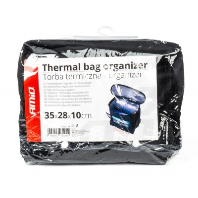 AMIO ισοθερμική τσάντα για κάθισμα αυτοκινήτου 03129, 35x28x10cm, μαύρη AMIO ισοθερμική τσάντα για κάθισμα αυτοκινήτου 03129, 35x28x10cm, μαύρη
