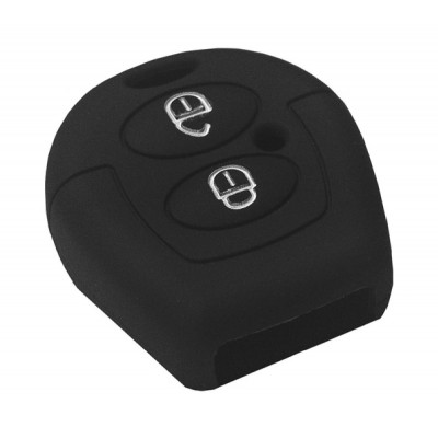 Θήκη κλειδιού για αυτοκίνητα Volkswagen 1001-08, εύκαμπτη, μαύρη Θήκη κλειδιού για αυτοκίνητα Volkswagen 1001-08, εύκαμπτη, μαύρη