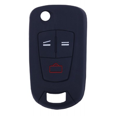 Θήκη κλειδιού για αυτοκίνητα Opel 1005-02, εύκαμπτη, μαύρη Θήκη κλειδιού για αυτοκίνητα Opel 1005-02, εύκαμπτη, μαύρη