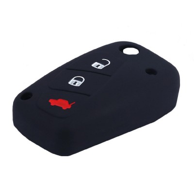 Θήκη κλειδιού για αυτοκίνητα Fiat 1006-01, εύκαμπτη, μαύρη Θήκη κλειδιού για αυτοκίνητα Fiat 1006-01, εύκαμπτη, μαύρη
