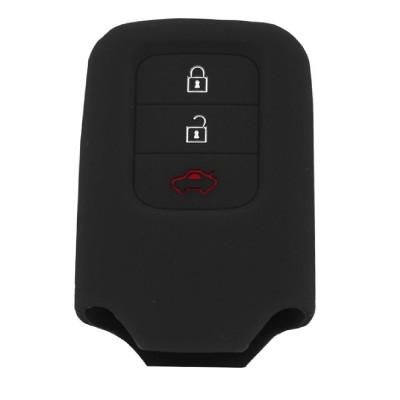 Θήκη κλειδιού για αυτοκίνητα Honda 1014-01, εύκαμπτη, μαύρη Θήκη κλειδιού για αυτοκίνητα Honda 1014-01, εύκαμπτη, μαύρη