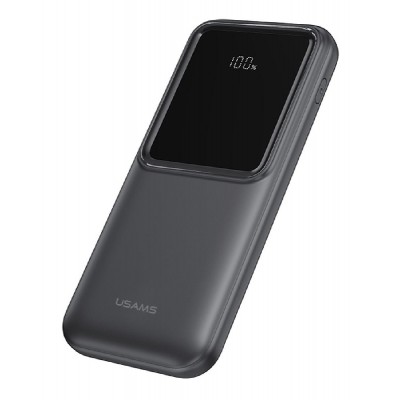 USAMS power bank US-CD194 με καλώδια, 5x έξοδοι, 10000mAh, 10W, μαύρο USAMS power bank US-CD194 με καλώδια, 5x έξοδοι, 10000mAh, 10W, μαύρο