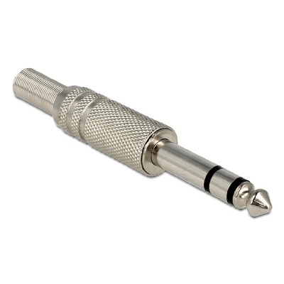 GOOBAY βύσμα 6.3mm 11037 με ελατήριο, stereo, μεταλλικό, ασημί, 10τμχ GOOBAY βύσμα 6.3mm 11037 με ελατήριο, stereo, μεταλλικό, ασημί, 10τμχ