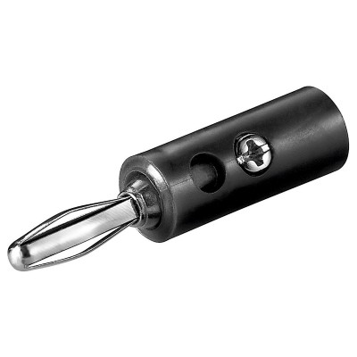 GOOBAY βύσμα μπανάνα plug 11373, αρσενικό 4.5mm, μαύρο, 10τμχ GOOBAY βύσμα μπανάνα plug 11373, αρσενικό 4.5mm, μαύρο, 10τμχ