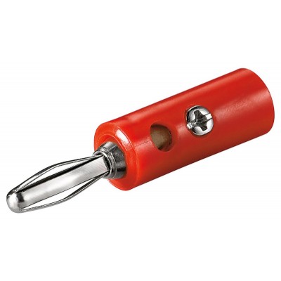 GOOBAY βύσμα μπανάνα plug 11375, αρσενικό 4.5mm, κόκκινο GOOBAY βύσμα μπανάνα plug 11375, αρσενικό 4.5mm, κόκκινο
