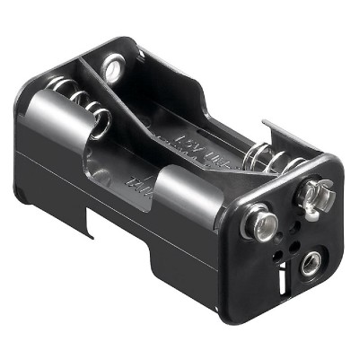 GOOBAY θήκη μπαταρίας 11465 για 4x AA μπαταρίες, μαύρη GOOBAY θήκη μπαταρίας 11465 για 4x AA μπαταρίες, μαύρη