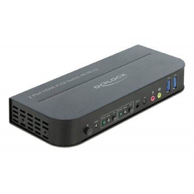 DELOCK HDMI KVM Switch 11481, USB 3.0, Audio, 4K60Hz, μαύρο DELOCK HDMI KVM Switch 11481, USB 3.0, Audio, 4K60Hz, μαύρο
