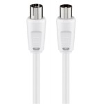 GOOBAY καλώδιο κεραίας αρσενικό σε θηλυκό 11511, 70dB, 2.5m, λευκό GOOBAY καλώδιο κεραίας αρσενικό σε θηλυκό 11511, 70dB, 2.5m, λευκό