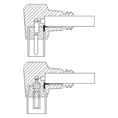 GOOBAY καλώδιο κεραίας αρσενικό σε θηλυκό 11520, γωνιακό, 1.5m, λευκό