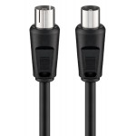 GOOBAY καλώδιο κεραίας αρσενικό σε θηλυκό 11564, <70dB, CCS, 10m, μαύρο GOOBAY καλώδιο κεραίας αρσενικό σε θηλυκό 11564, <70dB, CCS, 10m, μαύρο