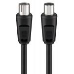 GOOBAY καλώδιο κεραίας αρσενικό σε θηλυκό 11722, <70dB, CCS, 2.5m, μαύρο GOOBAY καλώδιο κεραίας αρσενικό σε θηλυκό 11722, <70dB, CCS, 2.5m, μαύρο